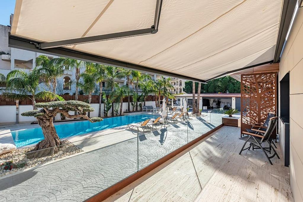 5 Stelle Piscina, Jacuzzi, Wifi - 2 Min Dal Mare Apartment Miami Playa Luaran gambar
